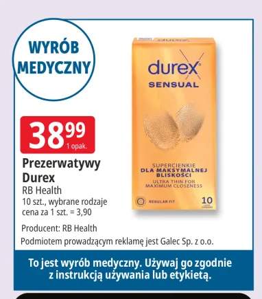 Prezerwatywy Durex Sensual