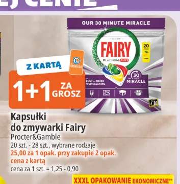 Kapsułki do zmywarki Fairy Platinum Plus