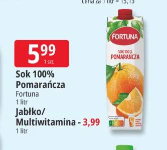 Sok Pomarańcza Fortuna 100% +2 warianty