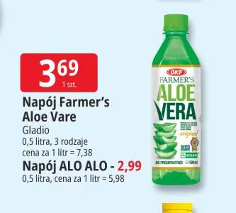 Napój Farmer's Aloe Vare Gladio +1 wariant