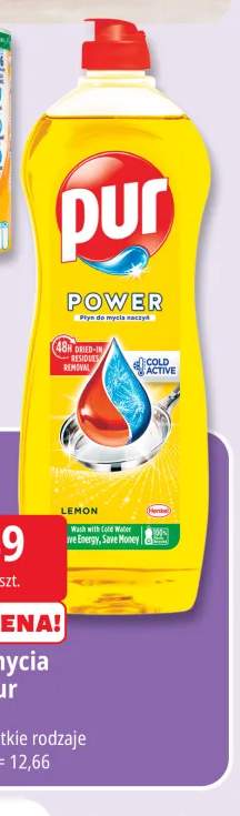 Płyn do mycia naczyń Pur Power Lemon