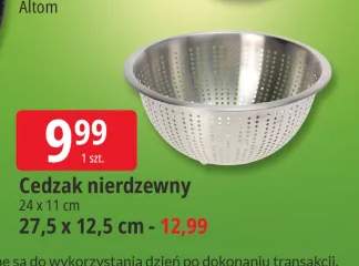 Cedzak nierdzewny 24x11 cm