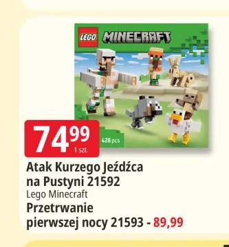 Klocki Lego Minecraft Atak Kurzego Jeźdźca na Pustyni 21592 +1 wariant