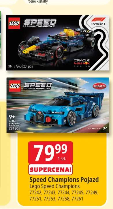 Klocki Lego Speed Champions Pojazd Oracle Red Bull Racing 77243 +1 wariant