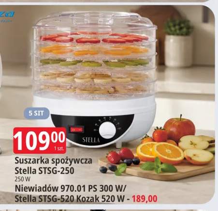 Suszarka spożywcza Stella STSG-250 +2 warianty