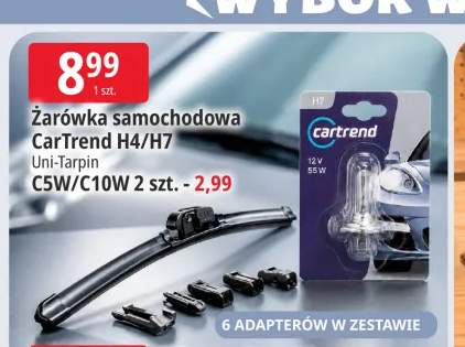 Żarówka samochodowa Cartrend C10W +3 warianty