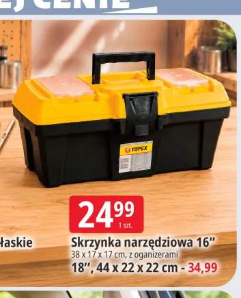 Skrzynka narzędziowa Topex 16" +1 wariant