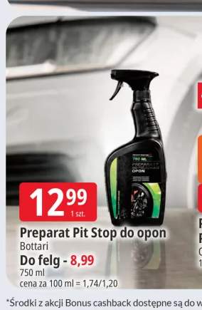 Preparat Pit Stop do opon Bottari +1 wariant