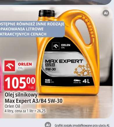 Olej silnikowy Max Expert A3/B4 5W-30 Orlen Oil