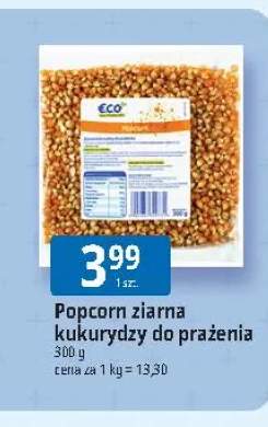 Popcorn ziarna kukurydzy do prażenia Eco+