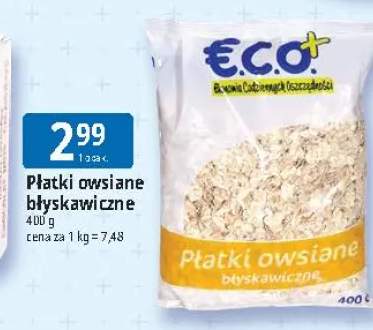 Płatki owsiane błyskawiczne Eco+