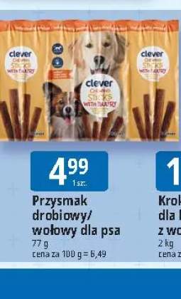 Przysmak dla psa wołowy Clever +1 wariant