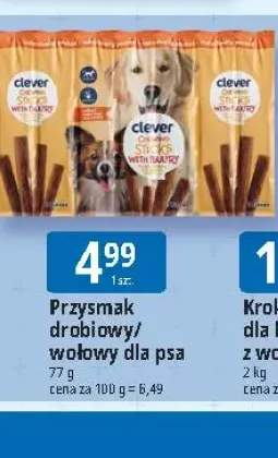 Przysmak dla psa wołowy Clever +1 wariant