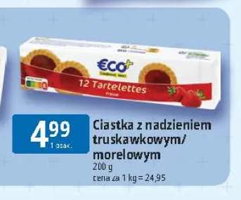 Ciastka z nadzieniem truskawkowym ECO+ +1 wariant