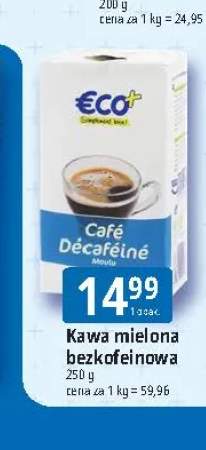 Kawa mielona bezkofeinowa ECO+