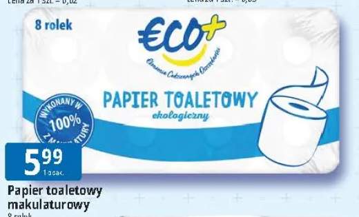 Papier toaletowy makulaturowy Eco+ 8-pak