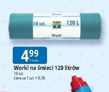 Worki na śmieci 120 l Eco+
