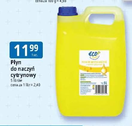 Płyn do naczyń cytrynowy Eco+