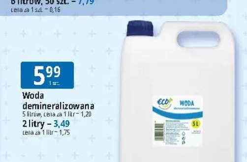 Woda demineralizowana Eco+ 5 l +1 wariant