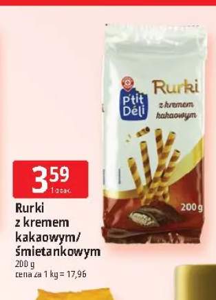Rurki z kremem kakaowym P'tit Déli +1 wariant