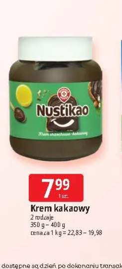 Krem kakaowy Nustikao