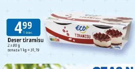 Deser tiramisu Eco+ 2-pak