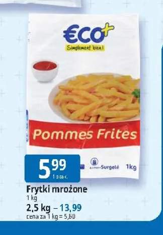 Frytki mrożone Eco+