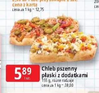 Chleb pszenny płaski z dodatkami