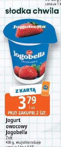 Jogurt owocowy Jogobella Zott