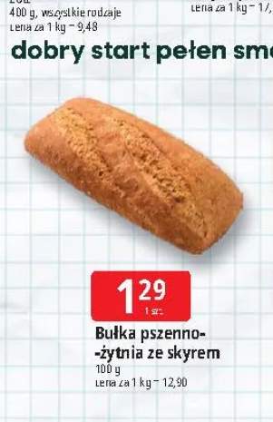 Bułka pszenno-żytnia ze skyrem