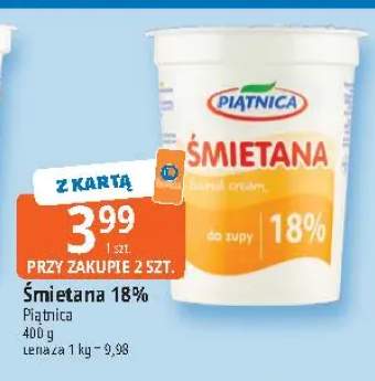 Śmietana Piątnica 18%
