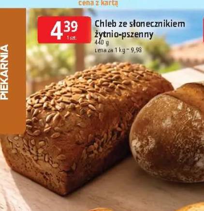 Chleb ze słonecznikiem żytnio-pszenny