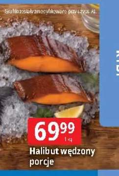 Halibut wędzony porcje
