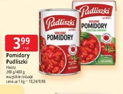 Pomidory krojone Pudliszki +1 wariant