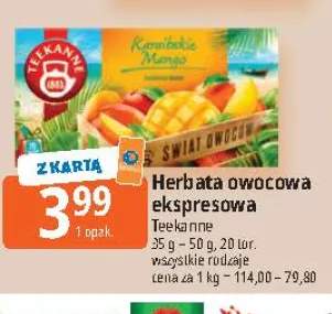 Herbata owocowa ekspresowa Teekanne