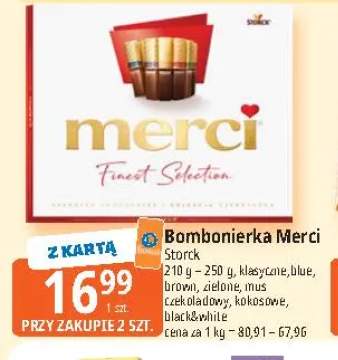 Bombonierka Merci klasyczne +6 wariantów