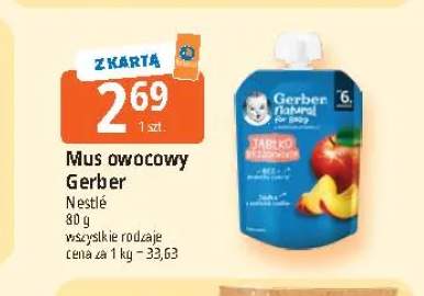 Mus owocowy Gerber
