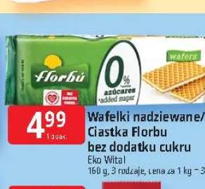 Wafelki nadziewane Florbú bez dodatku cukru +1 wariant