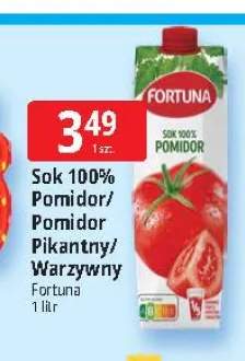 Sok pomidor pikantny Fortuna 100% +2 warianty