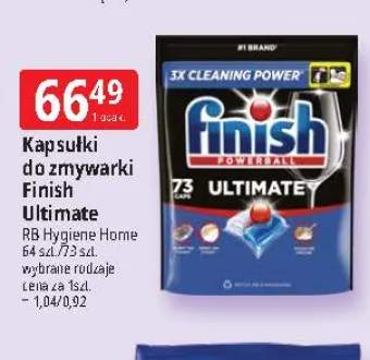 Kapsułki do zmywarki Finish Ultimate
