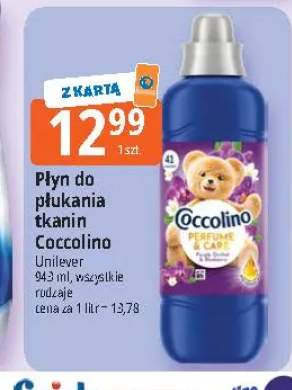 Płyn do płukania tkanin Coccolino