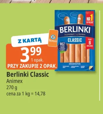 Parówki Berlinki Classic
