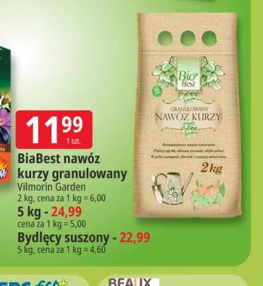 BiaBest nawóz kurzy granulowany 2 kg Vilmorin Garden +2 warianty