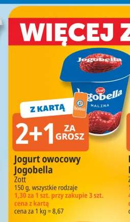 Jogurt owocowy Jogobella Zott