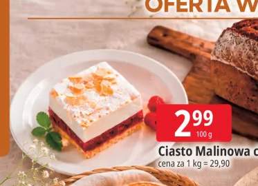 Ciasto Malinowa chmurka