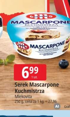 Serek mascarpone Kuchmistrza Mlekovita