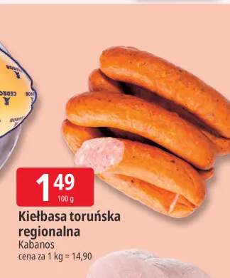 Kiełbasa toruńska regionalna Kabanos
