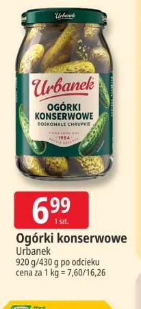 Ogórki konserwowe Urbanek