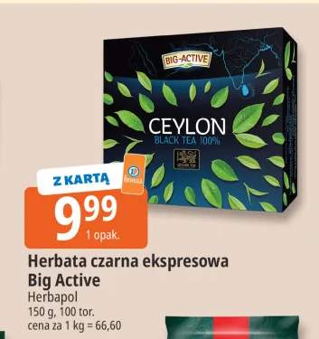 Herbata czarna ekspresowa Big-Active