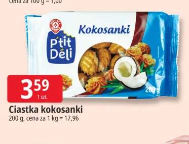 Ciastka kokosanki P'tit Déli